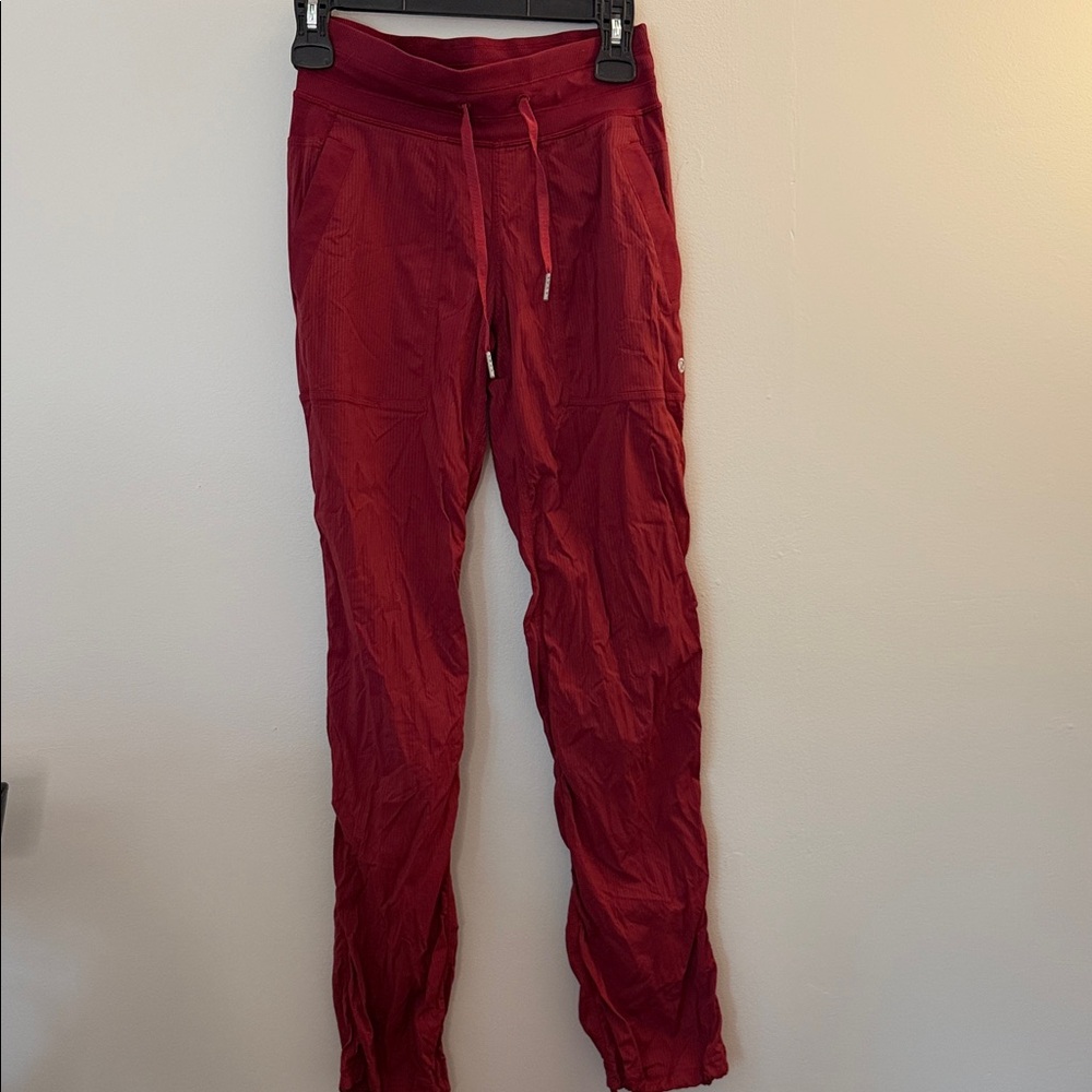 Lululemon Athletica Vibrant Red Joggers